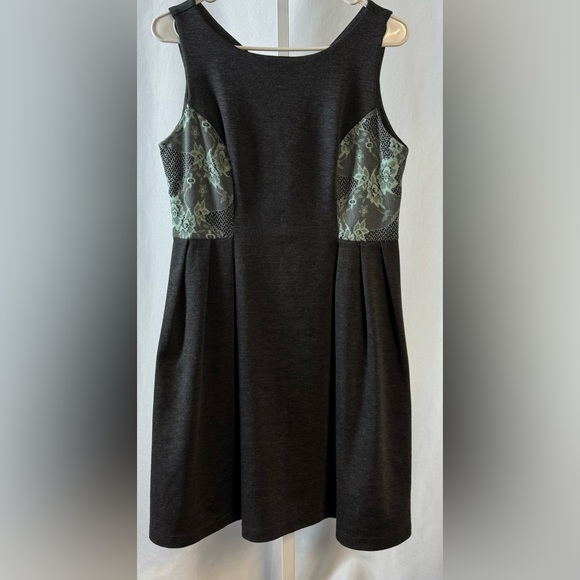 Eva Franco Sleeveless Knit Dress Gray & Mint Green‎ size Medium - Picture 10 of 10